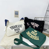 Canvas Flap Crossbody Bag Purse Women Shoulder Messenger Handbag Totes