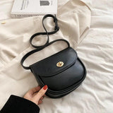 Women's Leather Crossbody Bag Solid Handbag