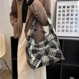 Women's Big Shopper Bow Handle Tote Bag
