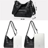 Women's Pleather Crossbody Shoulder Bag