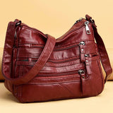 Women's Pleather Crossbody Shoulder Bag