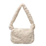 Leopard Plush Shoulder Bag Female Sac Women Messenger Bag