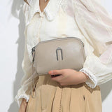 Cowhide Handbag Women's Bag Classic Mobile Bag Leather Wallet