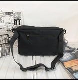 Waterproof Nylon Shoulder Bag for Women Men Student Crossbody Messenger Bag