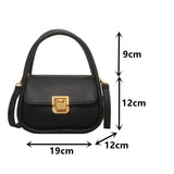 Green Shoulder Bag Women Pu Leather Crossbody Small Flap Messenger All Match