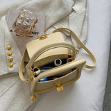 Green Shoulder Bag Women Pu Leather Crossbody Small Flap Messenger All Match