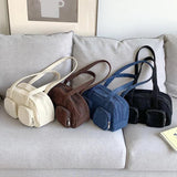Corduroy Travel Duffel Bag Handbag Casual Tote Large Capacity