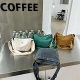 Vintage Canvas Shoulder Bag for Women
