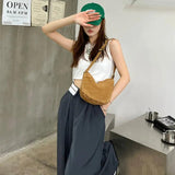 Vintage Canvas Shoulder Bag for Women