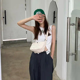 Vintage Canvas Shoulder Bag for Women
