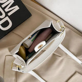 Small Solid PU Leather Underarm Shoulder Bags Crossbody Bag Female Handbags