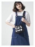 Retro Street Luminous Printing Butterfly Shoulder Messenger Bag