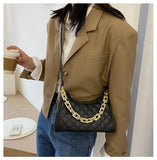 Women's PU Leather Crossbody Shoulder Bag Solid High Square Handbag