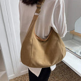 Harajuku Women Canvas Shoulder Bag Large Capacity Crossbody Bags