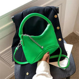 Solid Small Handbags For Women Shoulder Bag Chain Crossbody Bag