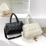 Space Cotton Crossbody Bag Waterproof Nylon Handbag Winter Totes