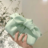Summer Pleated Handlebags For Women Cloud Bags