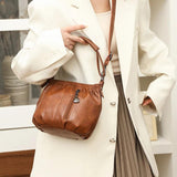 Women Leather Handbag Messenger Bag Ladies Leather Shoulder Bags