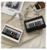 Tape Shape Box Clutch Bag Women Purses Handbags Shoulder Chain Bag