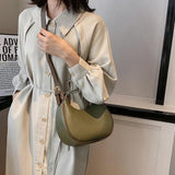 Vintage Underarm Shoulder Bags For Women Handbags Half Moon