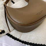 Vintage Underarm Shoulder Bags For Women Handbags Half Moon