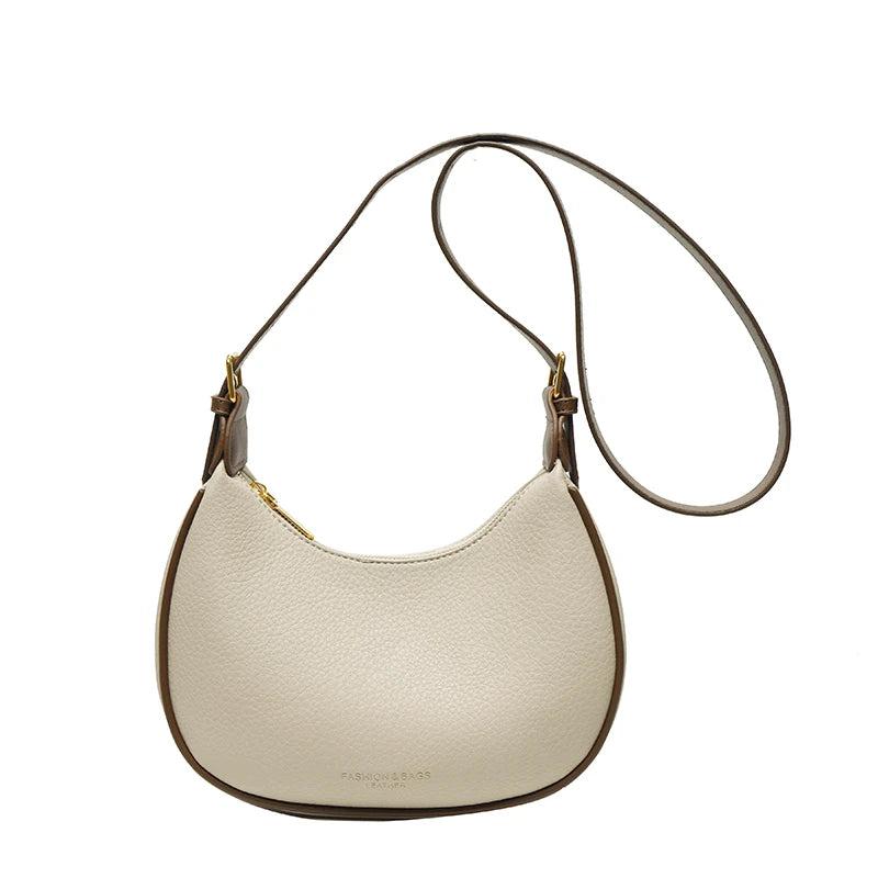 Vintage Underarm Shoulder Bags For Women Handbags Half Moon