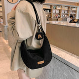 Corduroy Large Crossbody Bags for Women Casual Style Shopper Shopping Bag