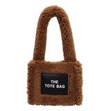Classic Mini Tote Bag Faux Fur Shoulder Bag