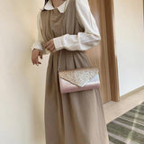 Sequins Patchwork Crossbody Bag for Women