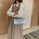 Sequins Patchwork Crossbody Bag for Women