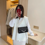 Sequins Patchwork Crossbody Bag for Women