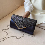 Sequins Patchwork Crossbody Bag for Women
