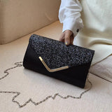 Sequins Patchwork Crossbody Bag for Women