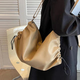 Large Capacity Soft Leather Crossbody Bag for Women