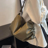 Large Capacity Soft Leather Crossbody Bag for Women