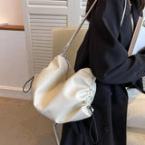 Large Capacity Soft Leather Crossbody Bag for Women