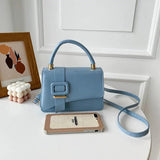 Red Leather Shoulder Bag Green Handbag Tote Top-Handle Bag