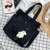 Canvas Crossbody Shoulder Bags Large Tote Casual Ladies Handbag