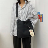 Canvas Crossbody Shoulder Bags Large Tote Casual Ladies Handbag