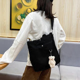 Canvas Crossbody Shoulder Bags Large Tote Casual Ladies Handbag