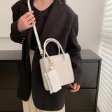 Plush Shoulder Crossbody Bag Ladies Handbag Small Square Bag