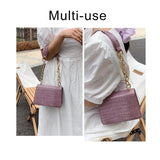 Crocodile Pattern Crossbody Bag For Women Messenger Shoulder Bag Female