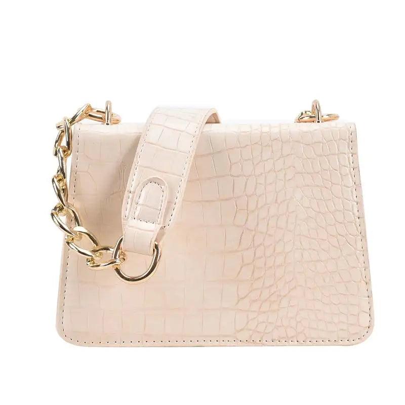 Crocodile Pattern Crossbody Bag For Women Messenger Shoulder Bag Female