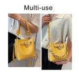 Leather Crossbody Bag for Women Casual Shoulder Tote Handbag Messenger