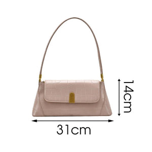 Crocodile Pattern Women Handbag PU Leather Underarm Shoulder Bags