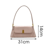 Crocodile Pattern Women Handbag PU Leather Underarm Shoulder Bags