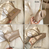 Crocodile Pattern Women Handbag PU Leather Underarm Shoulder Bags