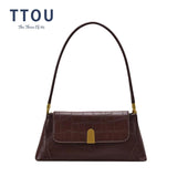 Crocodile Pattern Women Handbag PU Leather Underarm Shoulder Bags