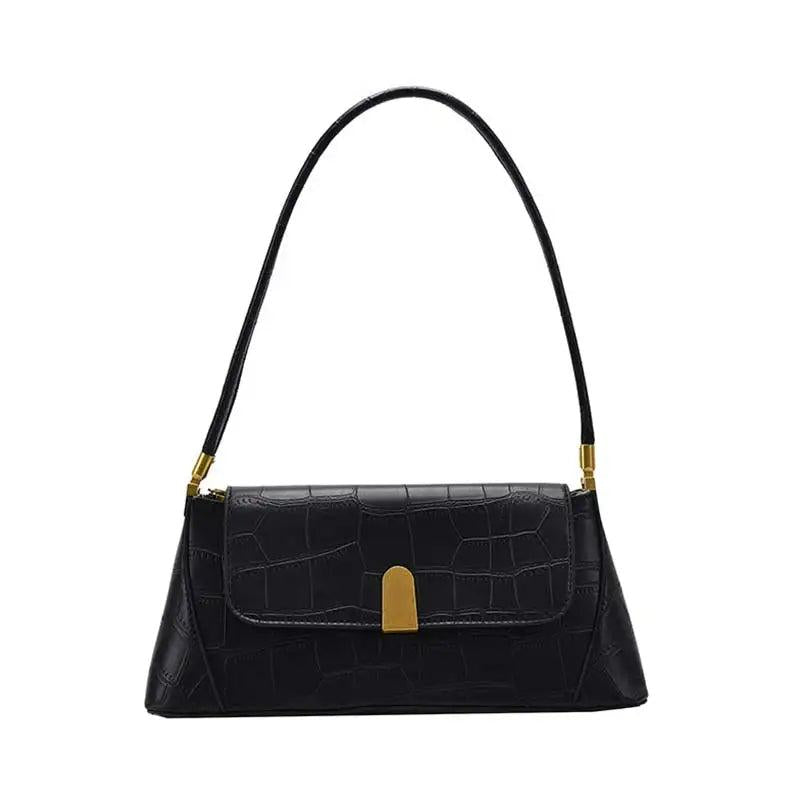 Crocodile Pattern Women Handbag PU Leather Underarm Shoulder Bags