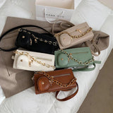 Ladies Crossbody Bag PU Leather Handbag Portable Shoulder Messenger Bag
